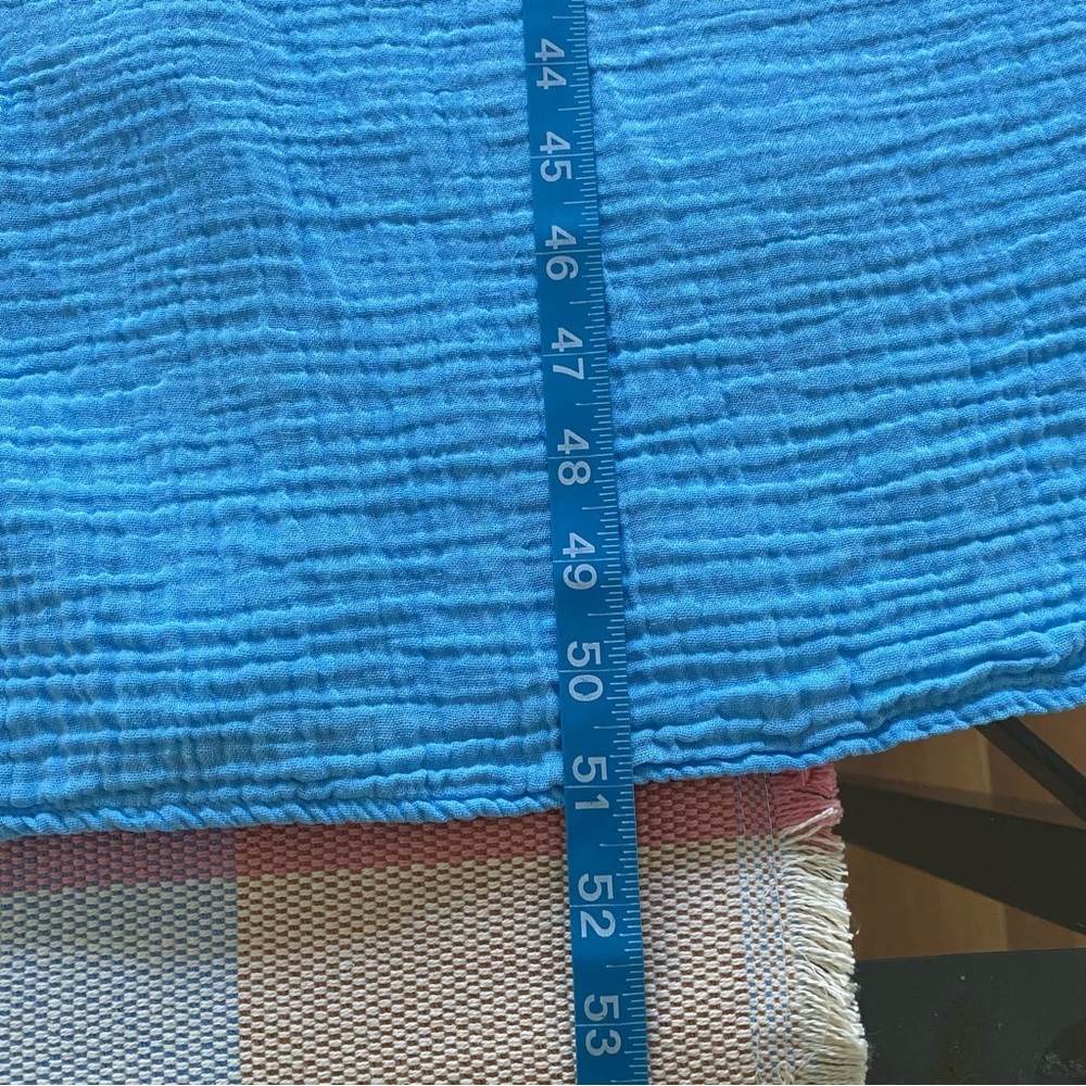 XiRENA Blue Cotton Gauze Joli Maxi Midi Dress XS - Picture 12 of 14